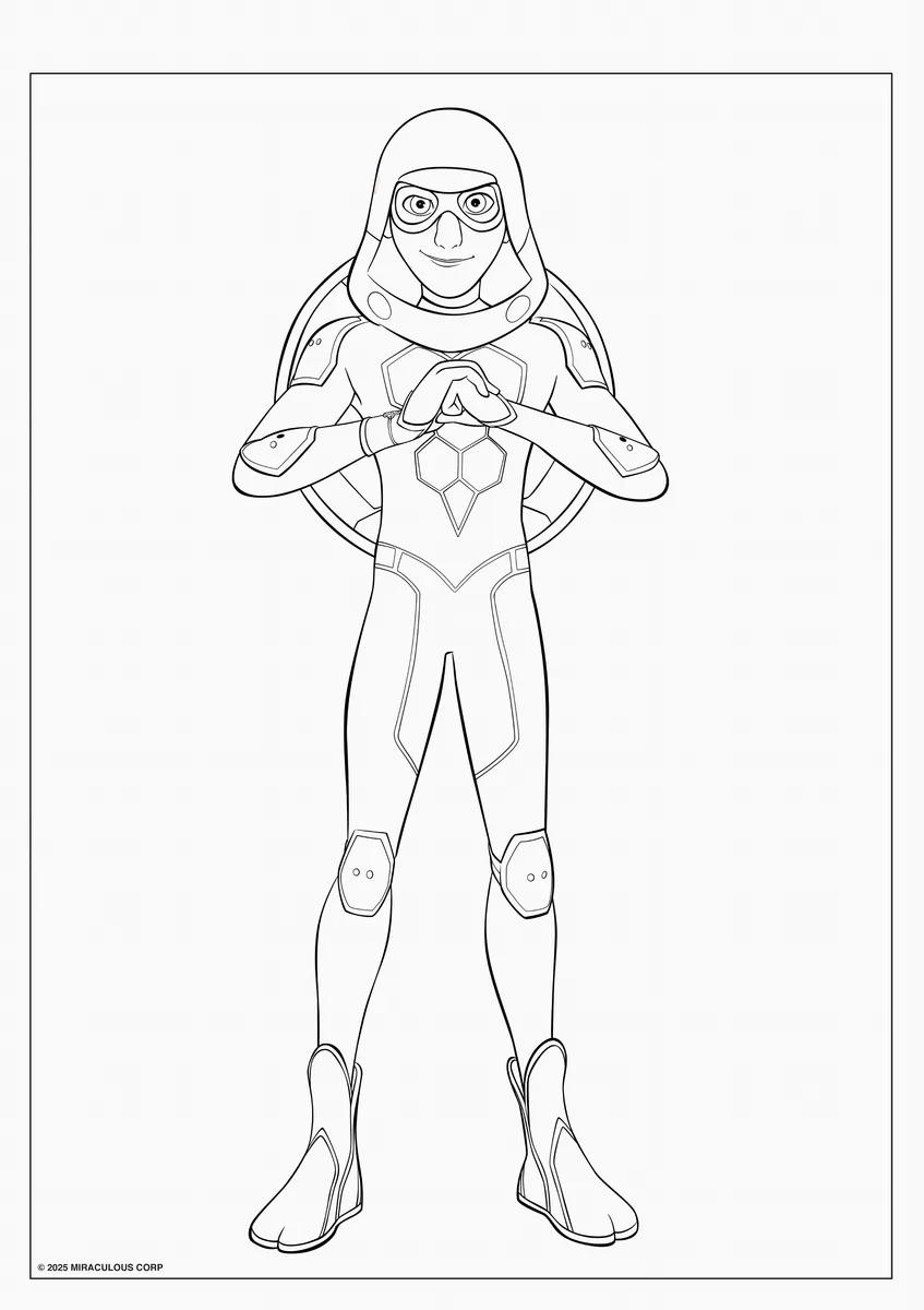 FOLHAS ILUSTRAÇÃO 180G A4 - MIRACULOUS — miniatura 12