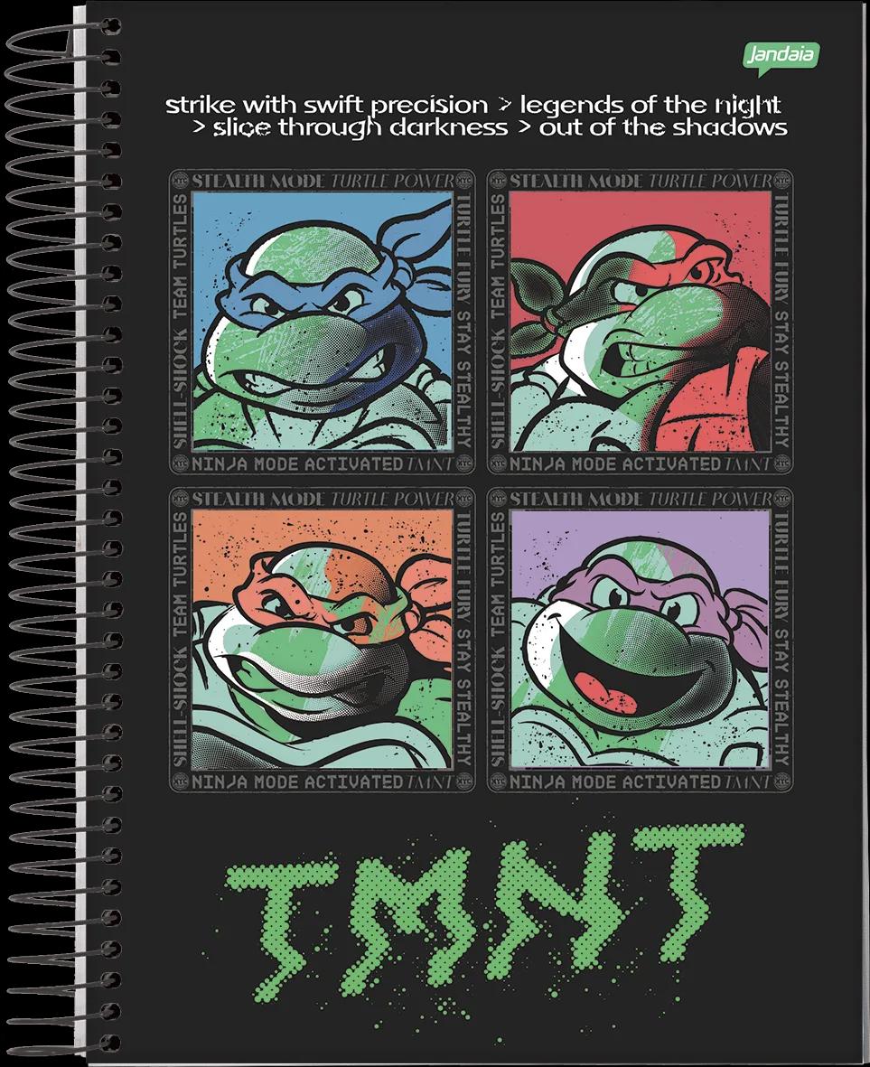 CADERNO ESPIRAL UNIVERSITÁRIO CAPA DURA 10 MATÉRIAS 160 FOLHAS - TARTARUGAS NINJA — miniatura 11