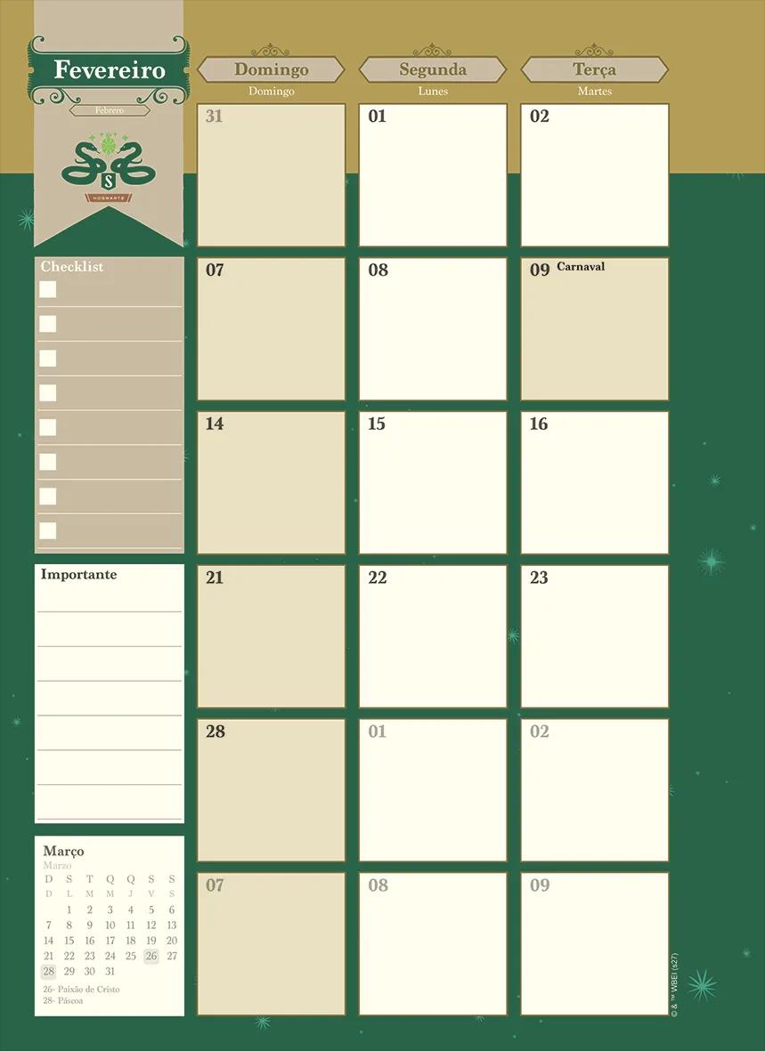 AGENDA PLANEJAMENTO ESPIRAL 200X275MM - HARRY POTTER — miniatura 7