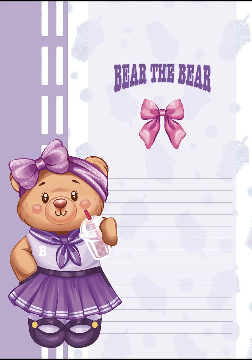 CADERNO FLEXÍVEL PAPEL CARTA - BEAR THE BEAR — miniatura 5