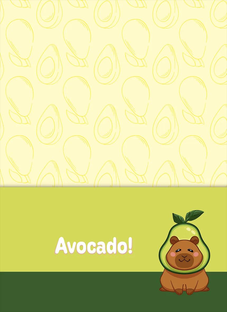 CADERNO ESPIRAL UNIVERSITÁRIO CAPA DURA 10 MATÉRIAS 160 FOLHAS - AVOCADO — miniatura 6