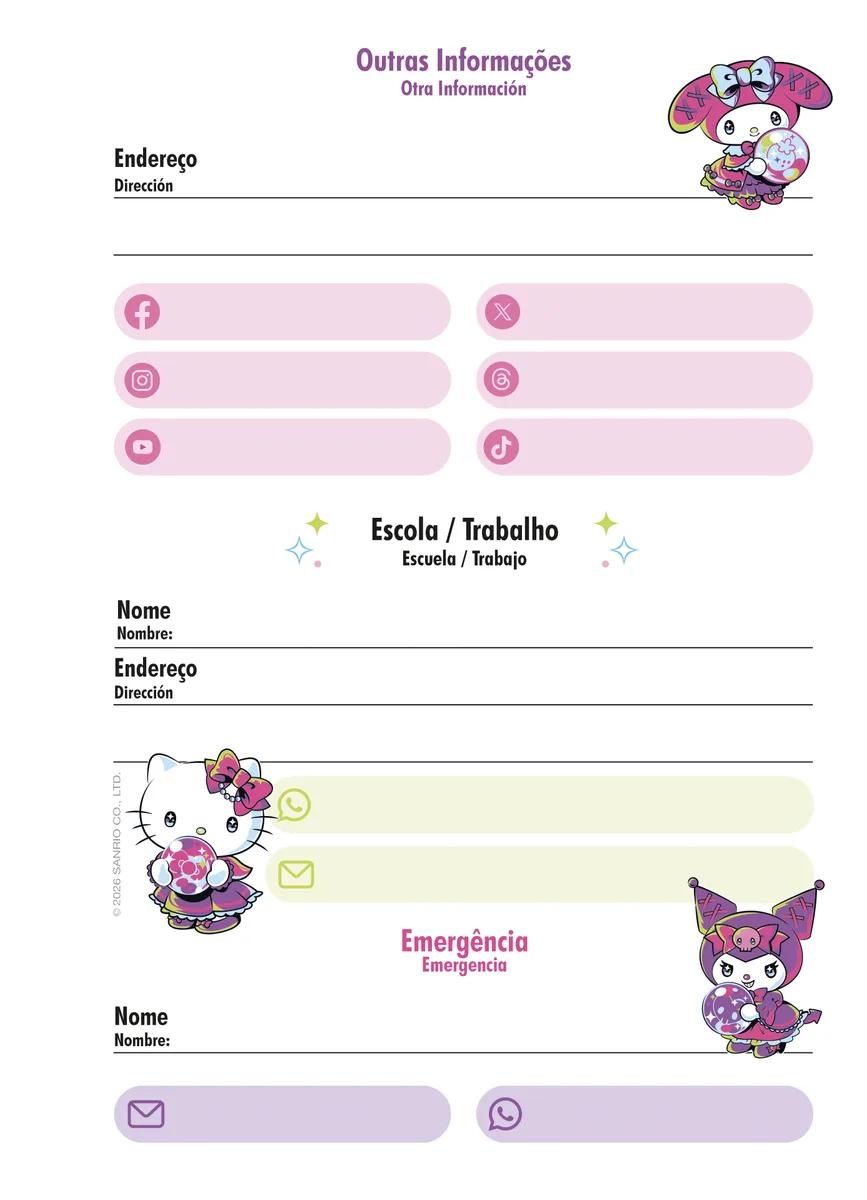 AGENDA DIARIA ESPIRAL 117X162MM - BESTIES FOREVER — miniatura 7
