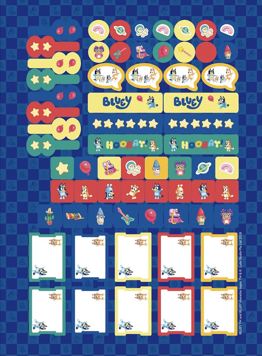 CADERNO ESPIRAL CAPA DURA 1/4 80 FOLHAS - BLUEY — miniatura 12