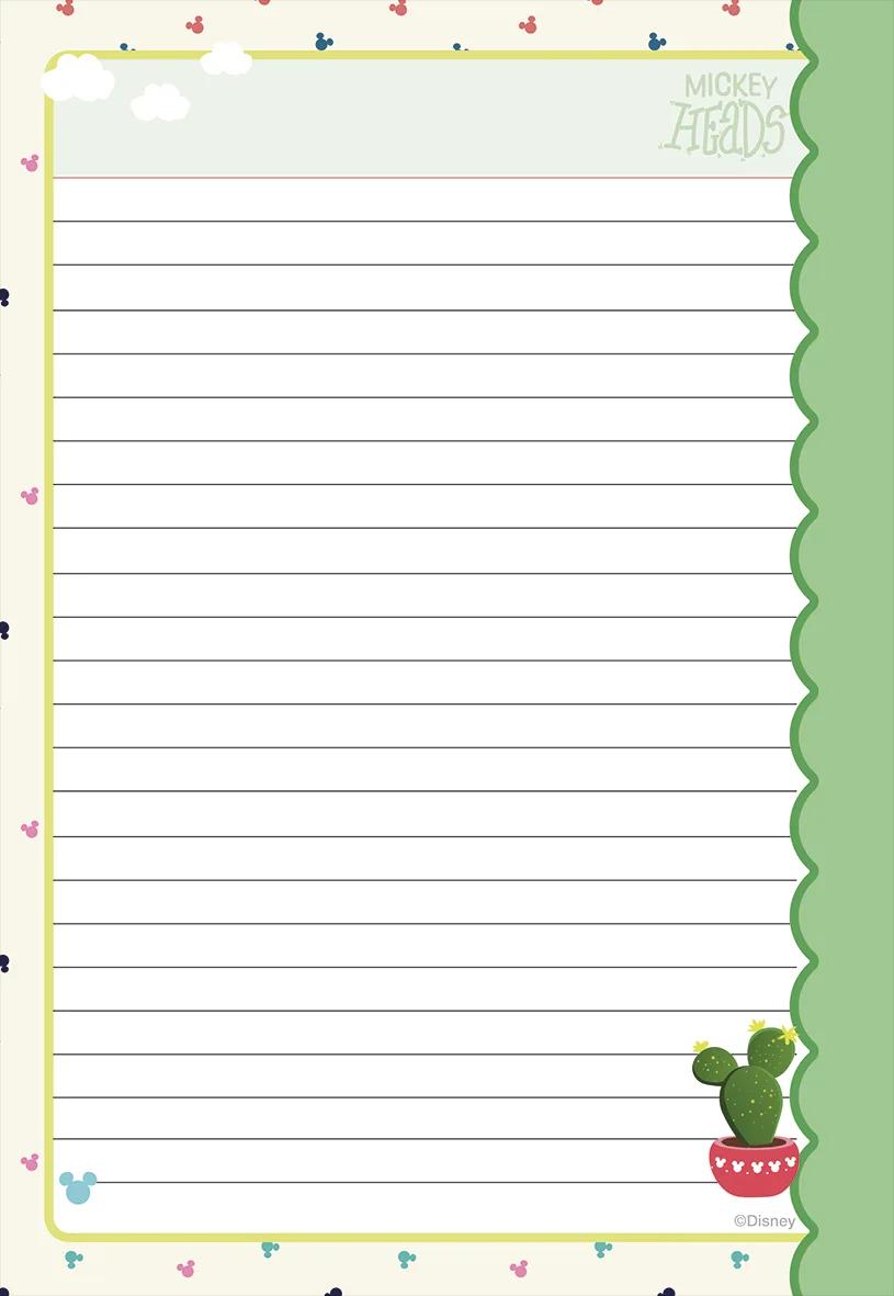 CADERNO LOMBADA QUADRADA CAPA DURA 80 FOLHAS - MICKEY HEADS — miniatura 3
