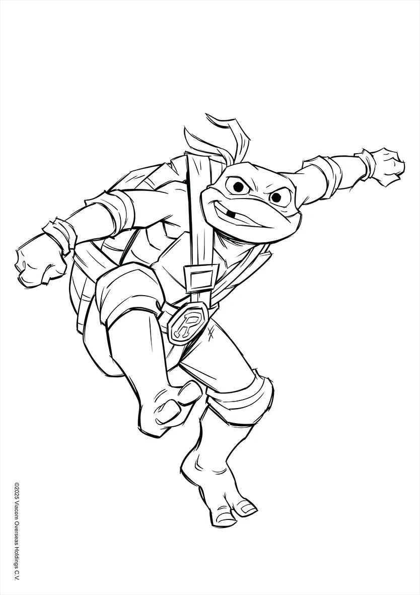 FOLHAS ILUSTRAÇÃO 180G A4 - TARTARUGAS NINJA — miniatura 11