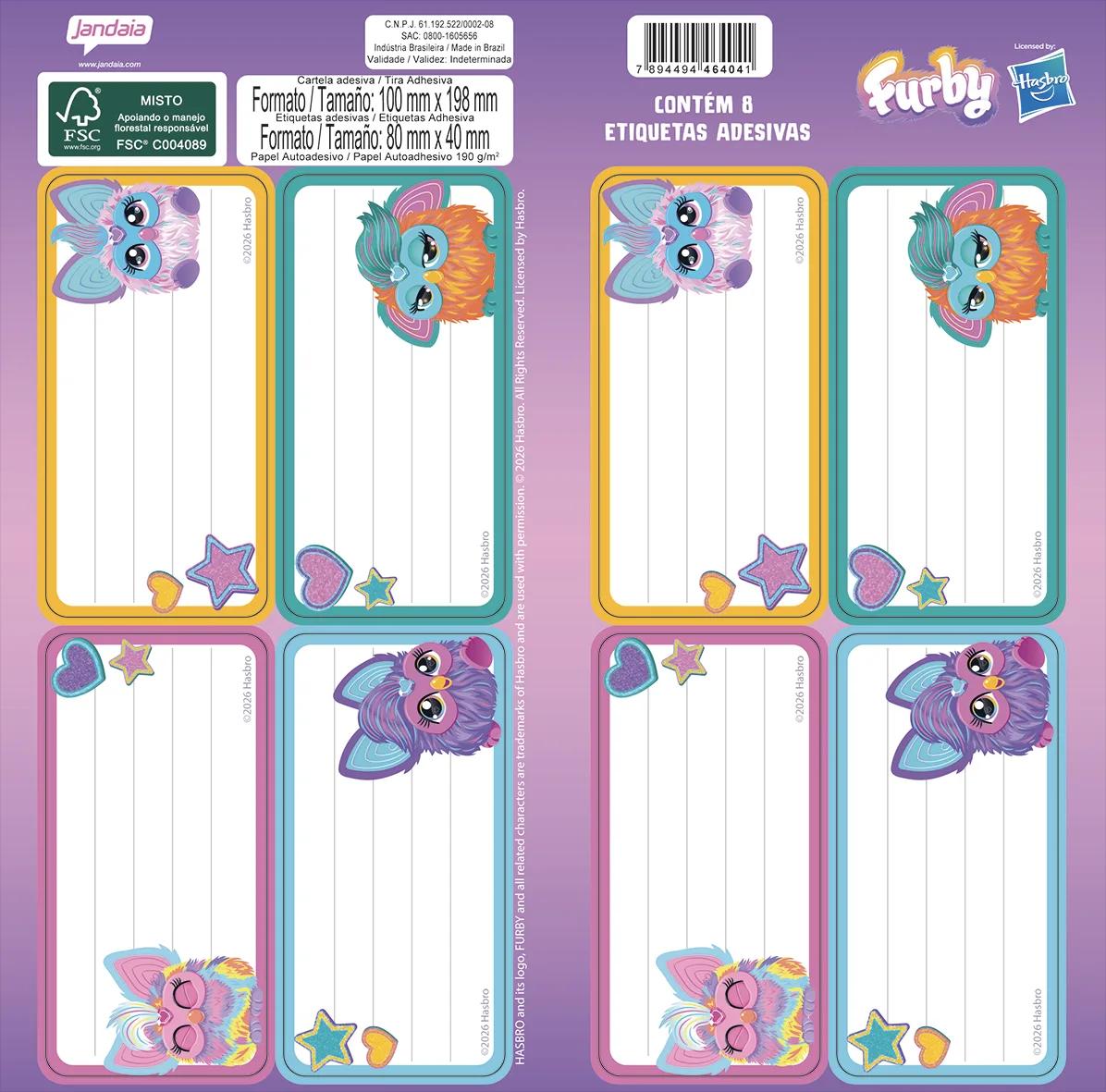 ETIQUETA DE IDENTIFICAÇÃO - FURBY — miniatura 6