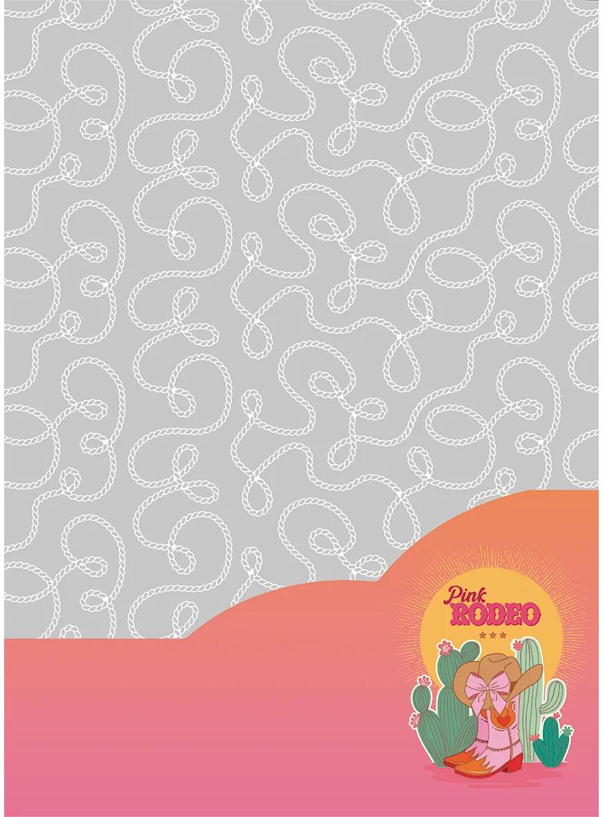 CADERNO ESPIRAL CAPA DURA 1/4 80 FOLHAS - PINK RODEO — miniatura 6