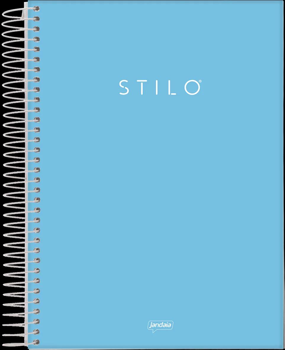 CADERNO ESPIRAL 175X242 01 MATÉRIA 80 FOLHAS - STILO