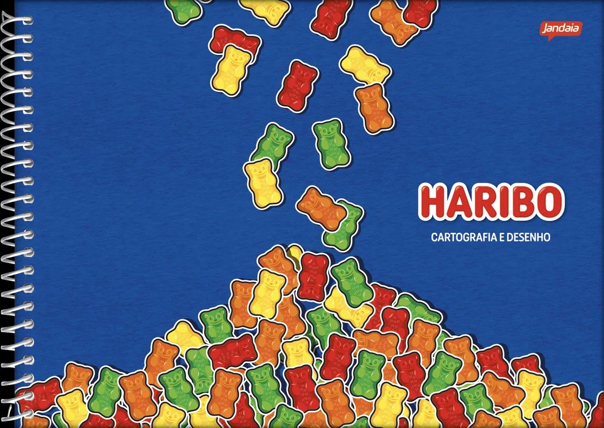 CADERNO ESPIRAL CAPA DURA 80 FOLHAS CARTOGRAFIA - HARIBO — miniatura 2