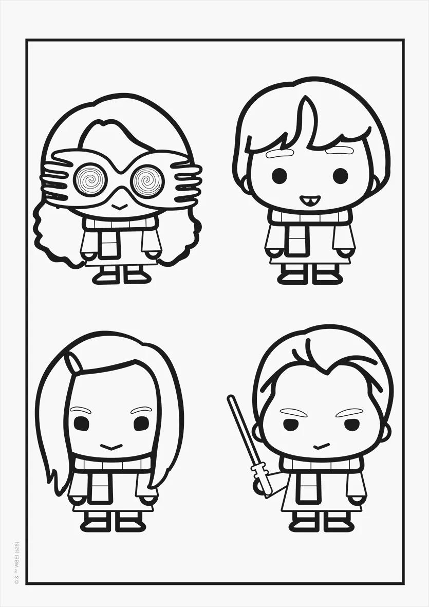 FOLHAS ILUSTRAÇÃO 180G A4 - HARRY POTTER — miniatura 12