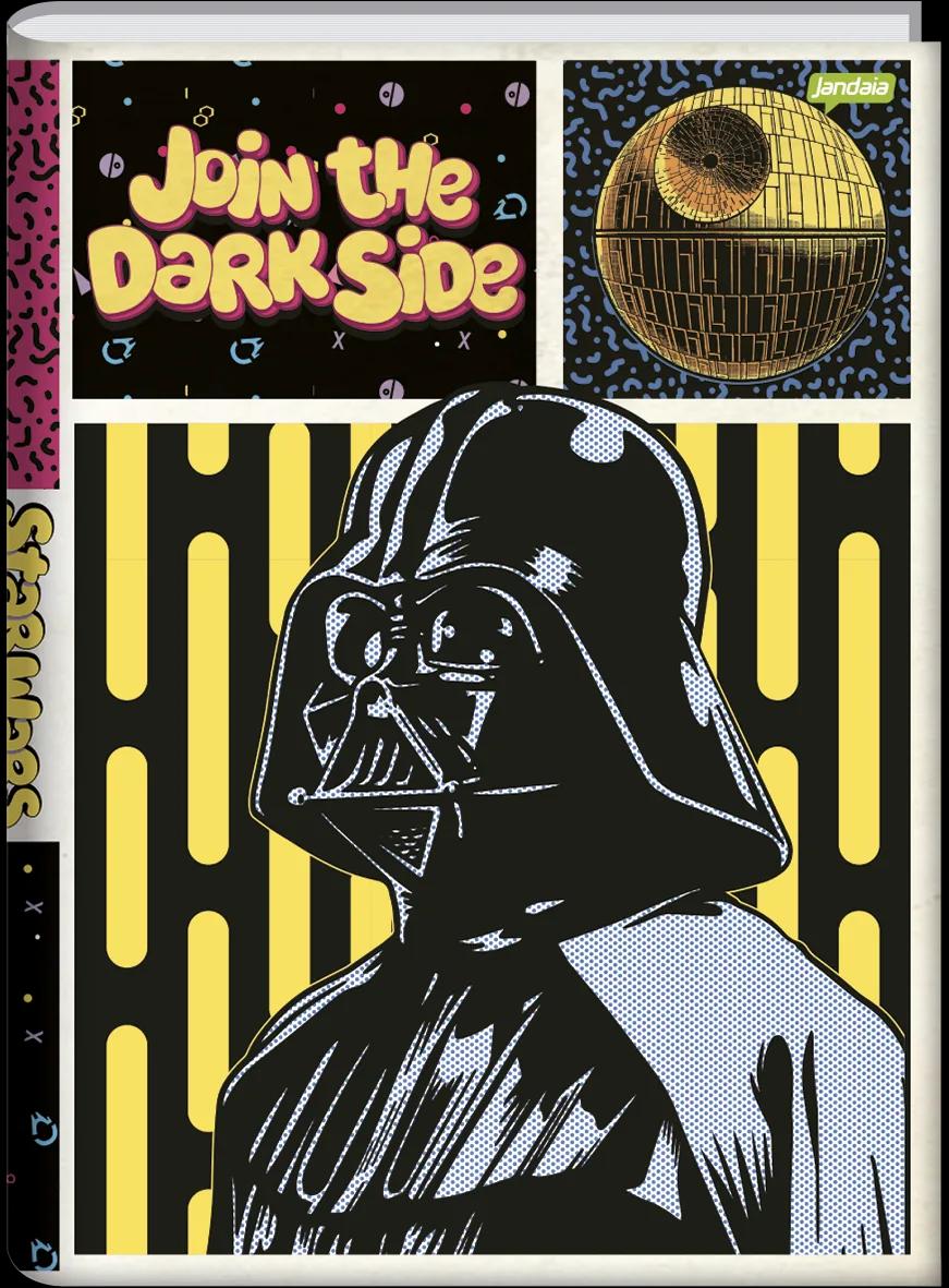 CADERNO BROCHURA CAPA DURA UNIVERSITÁRIO 80 FOLHAS - STAR WARS — miniatura 2