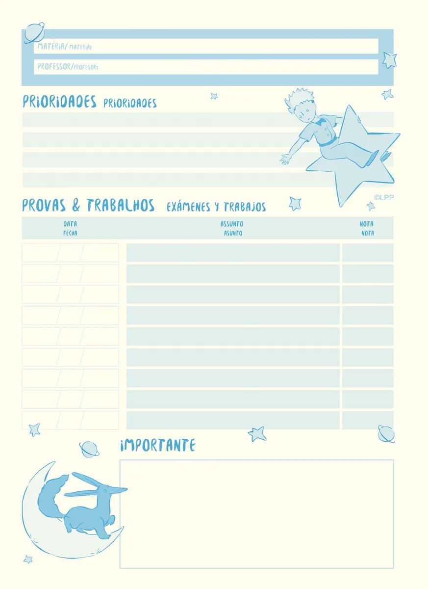 CADERNO ESPIRAL UNIVERSITÁRIO CAPA DURA 01 MATÉRIA 96 FOLHAS - O PEQUENO PRÍNCIPE — miniatura 4