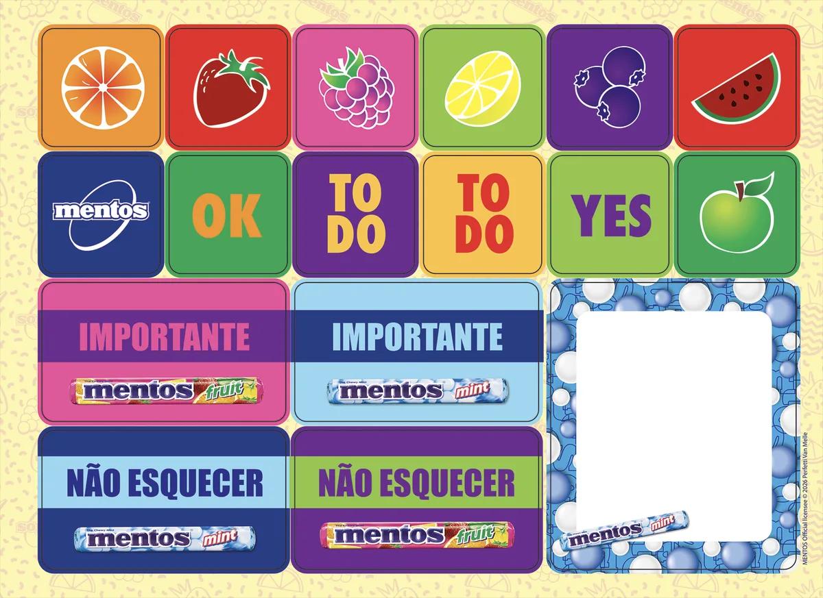 CADERNO ESPIRAL CAPA DURA 80 FOLHAS CARTOGRAFIA - MENTOS — miniatura 3