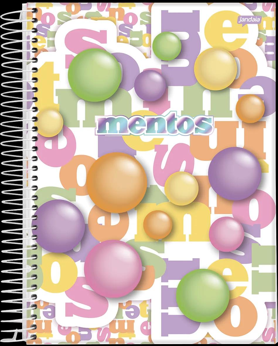 CADERNO ESPIRAL UNIVERSITÁRIO CAPA DURA 15 MATÉRIAS 240 FOLHAS - MENTOS