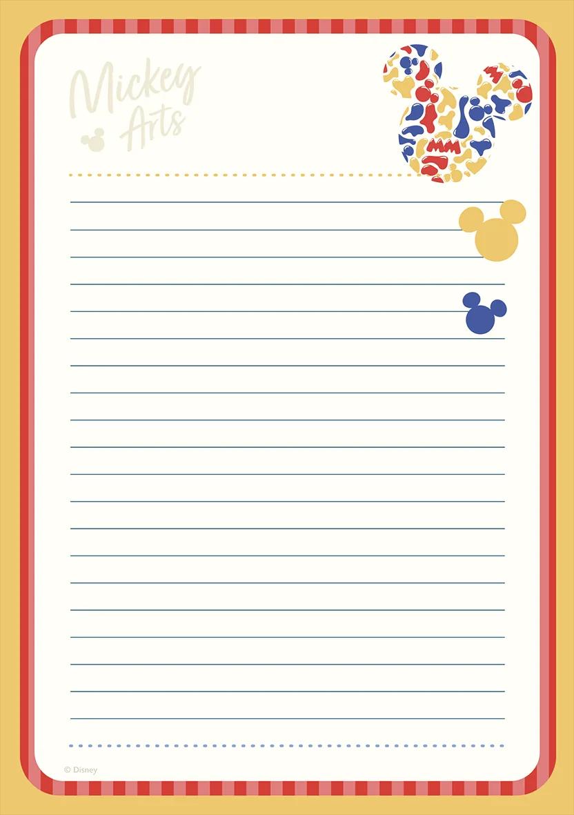 CADERNO FLEXÍVEL PAPEL CARTA - MICKEY ARTS — miniatura 3