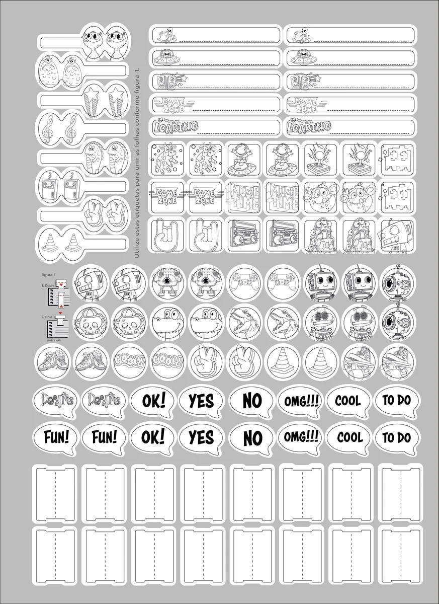 CADERNO ESPIRAL UNIVERSITÁRIO CAPA DURA 10 MATÉRIAS 160 FOLHAS - DOODLES — miniatura 5