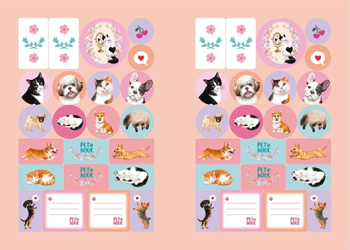 CADERNO BROCHURA CAPA DURA UNIVERSITÁRIO 80 FOLHAS - PET HOLIC — miniatura 5