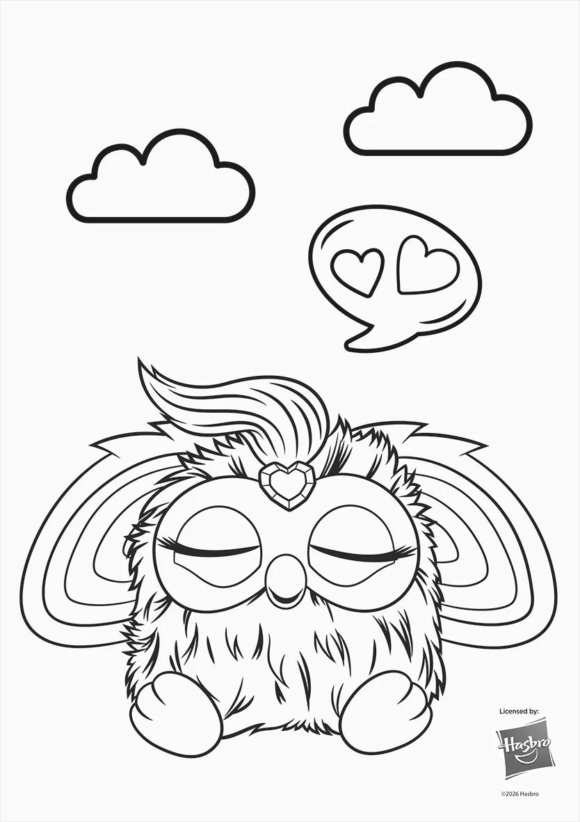 FOLHAS ILUSTRAÇÃO 180G A4 - FURBY — miniatura 27