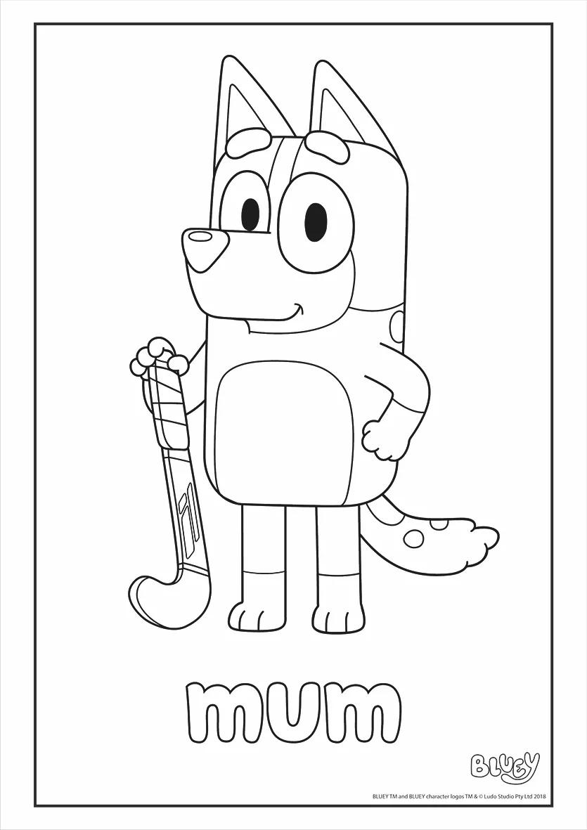 FOLHAS ILUSTRAÇÃO 180G A4 - BLUEY — miniatura 9