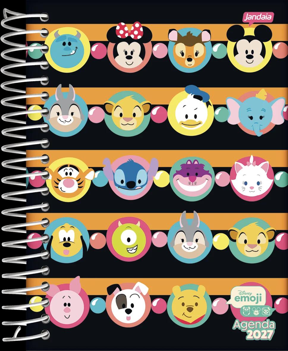 AGENDA DIARIA ESPIRAL 133X178MM - DISNEY EMOJI