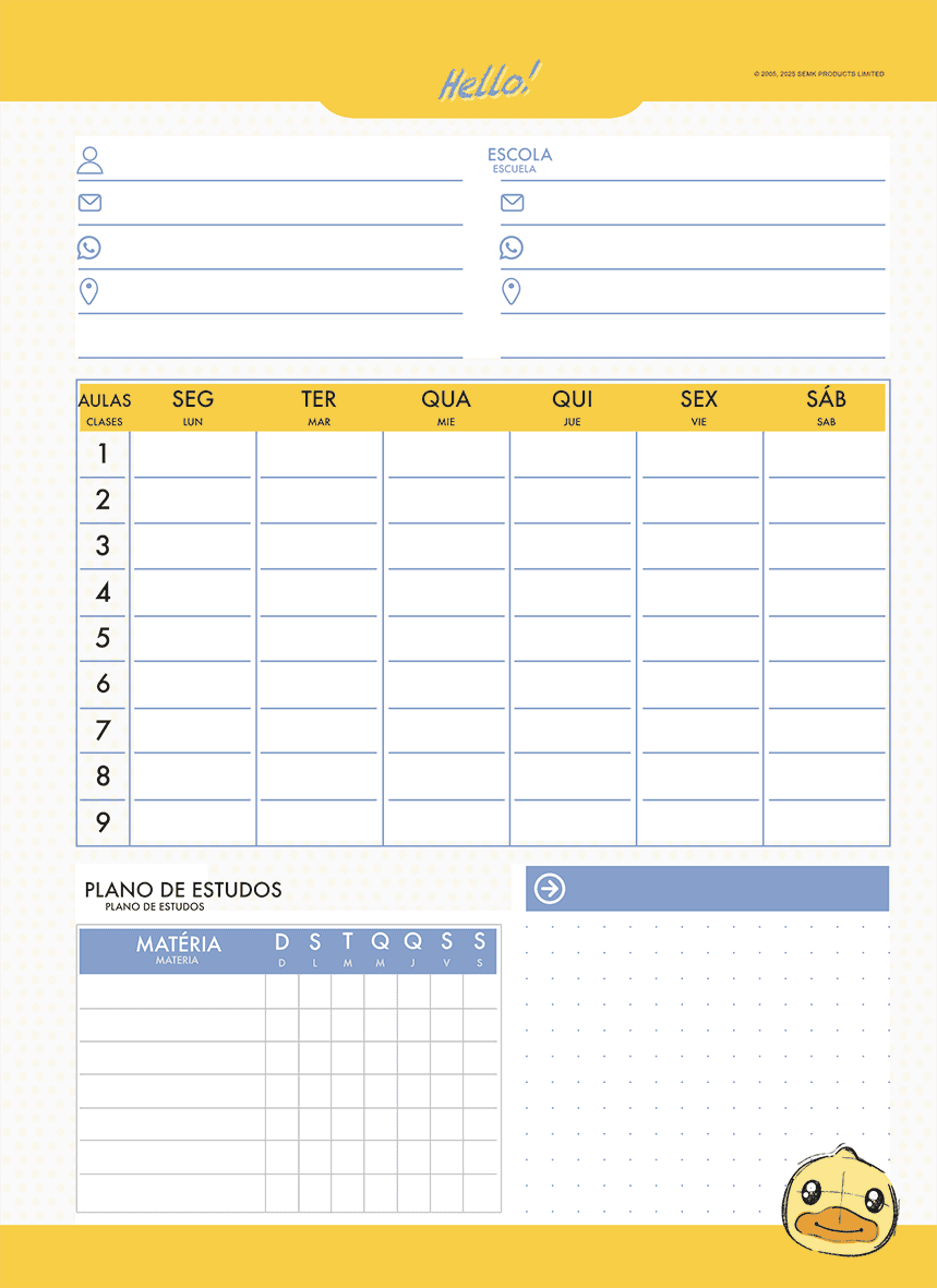 CADERNO ESPIRAL UNIVERSITÁRIO CAPA DURA 12 MATÉRIAS 192 FOLHAS - B. DUCK — miniatura 5