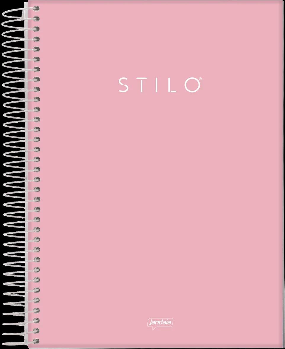CADERNO ESPIRAL CAPA DURA 1/4 80 FOLHAS - STILO