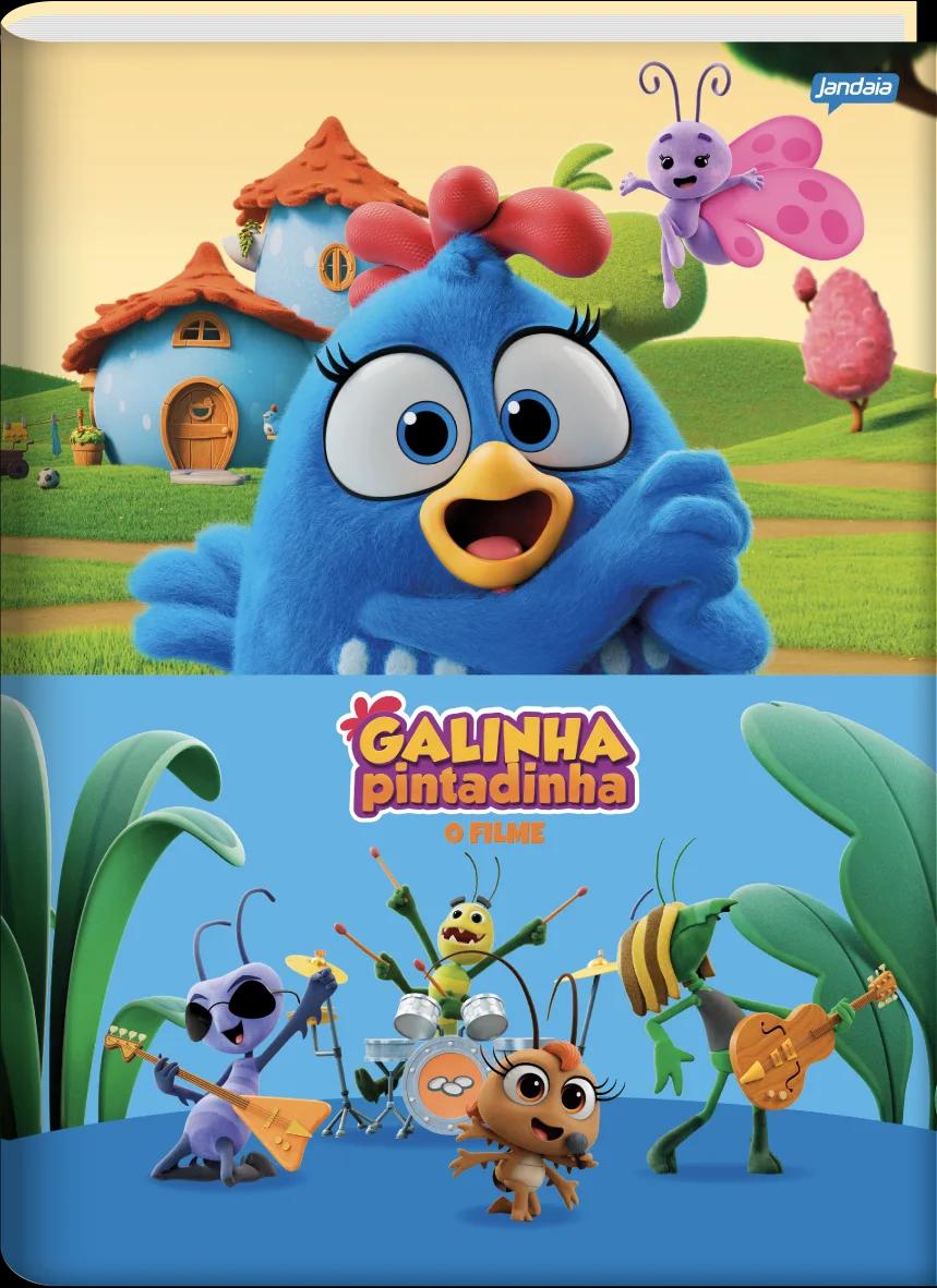CADERNO BROCHURA CAPA DURA 1/4 80 FOLHAS - GALINHA PINTADINHA — miniatura 5