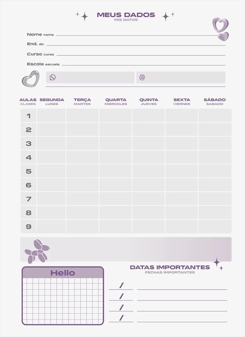 CADERNO UNIVERSITÁRIO CAPA DURA 80 FOLHAS NEO - HOLOGRAFICA — miniatura 9