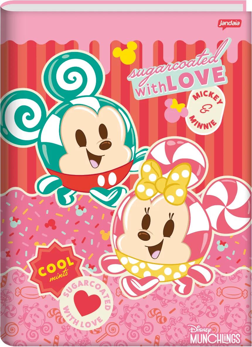 CADERNO BROCHURA CAPA DURA 1/4 80 FOLHAS - DISNEY MUNCHLINGS — miniatura 4