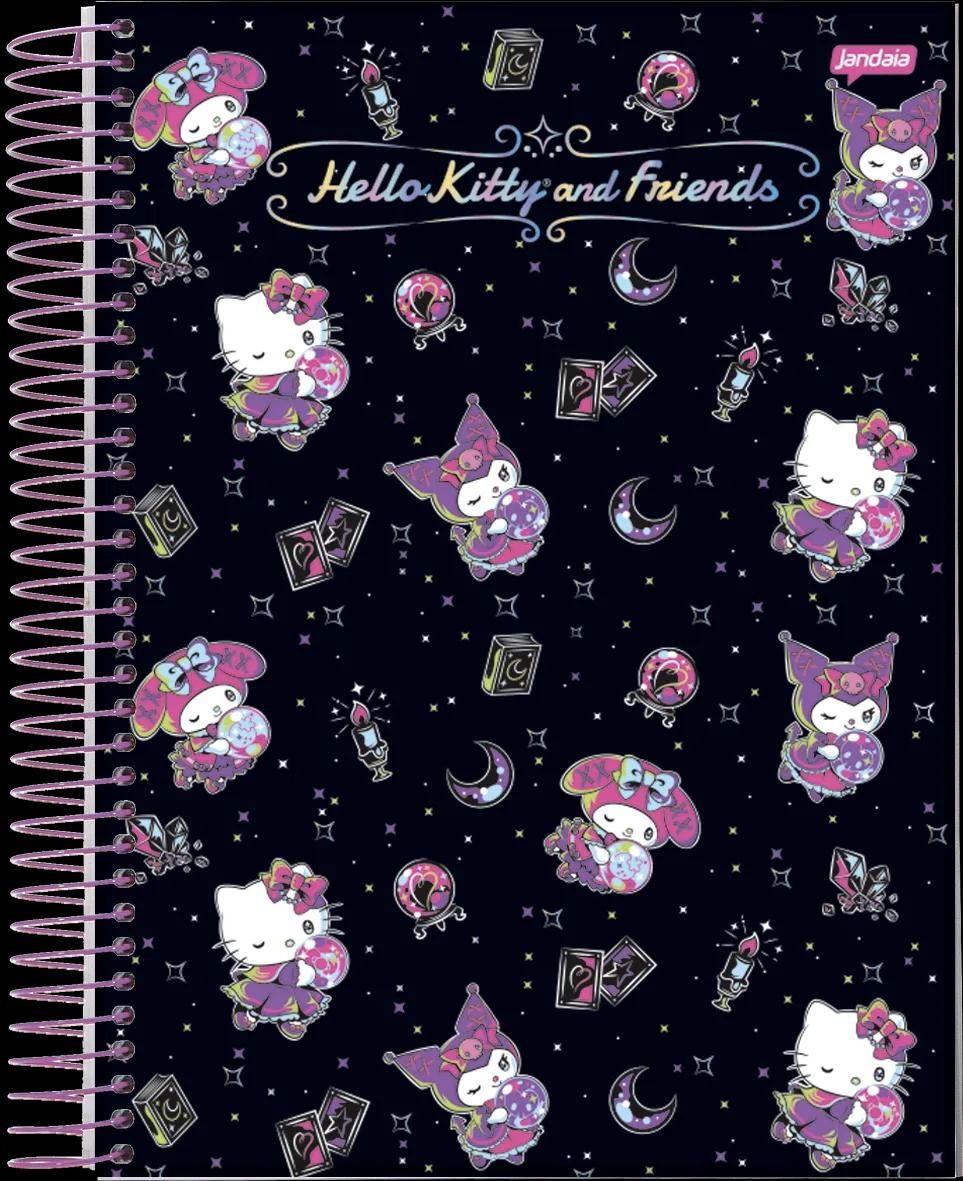 CADERNO ESPIRAL UNIVERSITÁRIO CAPA DURA 01 MATÉRIA 80 FOLHAS - BESTIES FOREVER — miniatura 6
