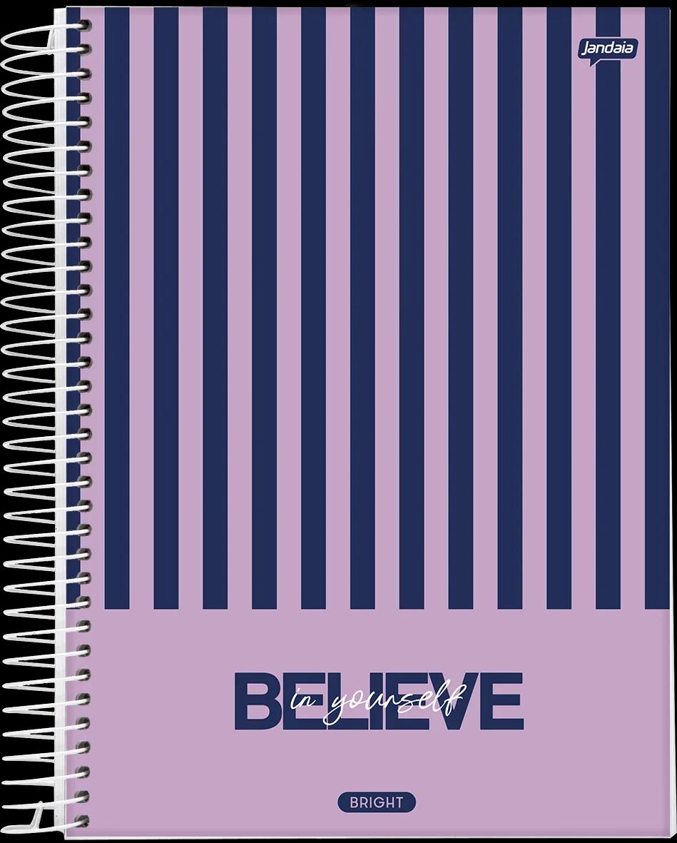CADERNO ESPIRAL UNIVERSITÁRIO CAPA DURA 10 MATÉRIAS 160 FOLHAS - BRIGHT — miniatura 3