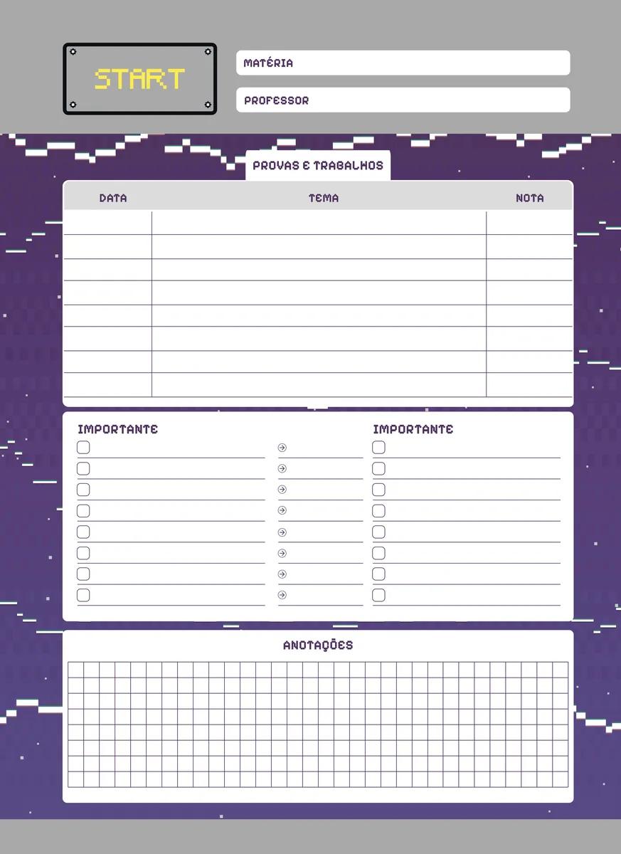 CADERNO ESPIRAL UNIVERSITÁRIO CAPA DURA 01 MATÉRIA 80 FOLHAS - BITS — miniatura 7