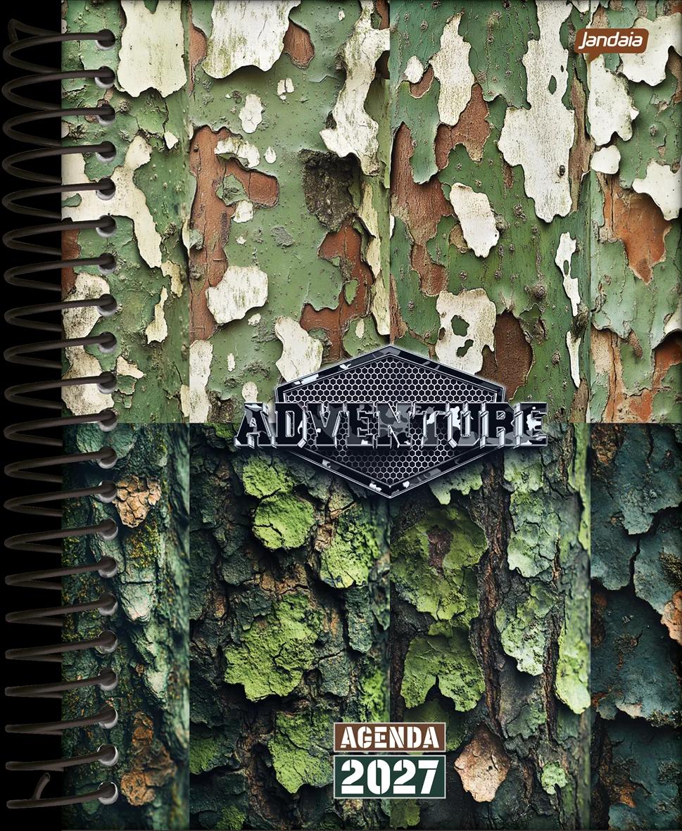 AGENDA DIÁRIA ESPIRAL 133X178MM 176FLS - ADVENTURE