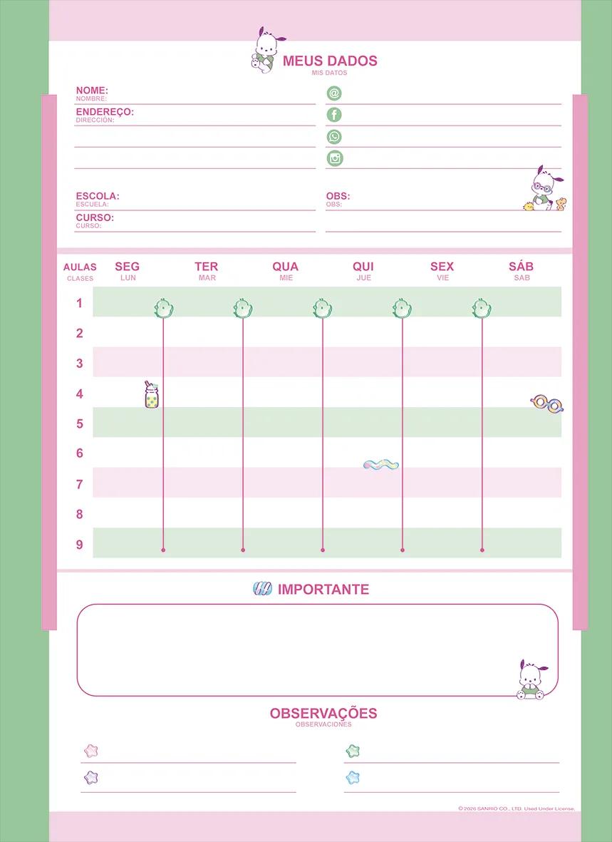 CADERNO ESPIRAL UNIVERSITÁRIO CAPA DURA 01 MATÉRIA 80 FOLHAS - POCHACCO — miniatura 14