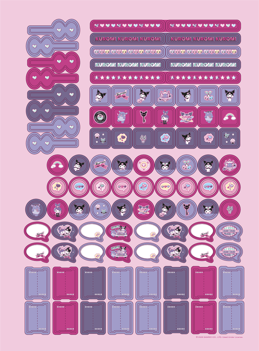 CADERNO ESPIRAL UNIVERSITÁRIO CAPA DURA 01 MATÉRIA 80 FOLHAS - KUROMI — miniatura 7