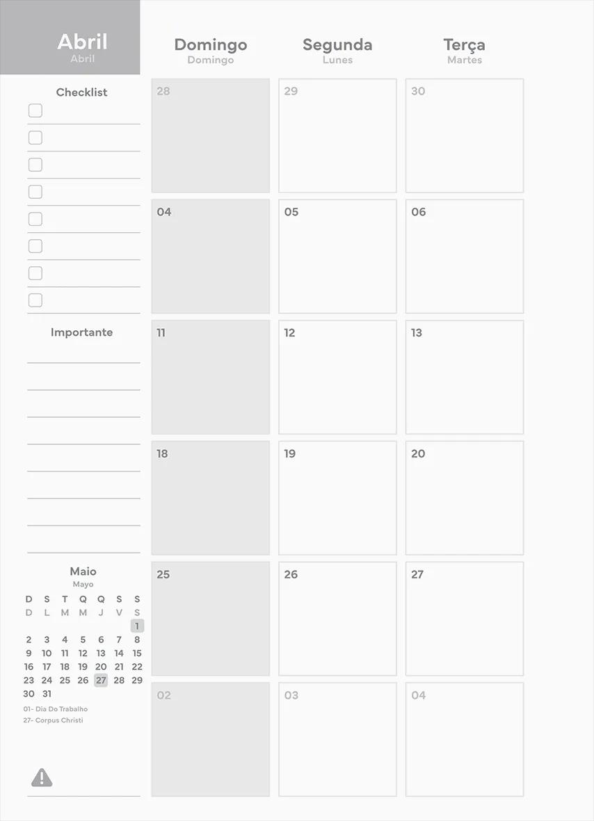 AGENDA PLANEJAMENTO GARRA 175X242 NEO CARAMELO - OFFICE — miniatura 4