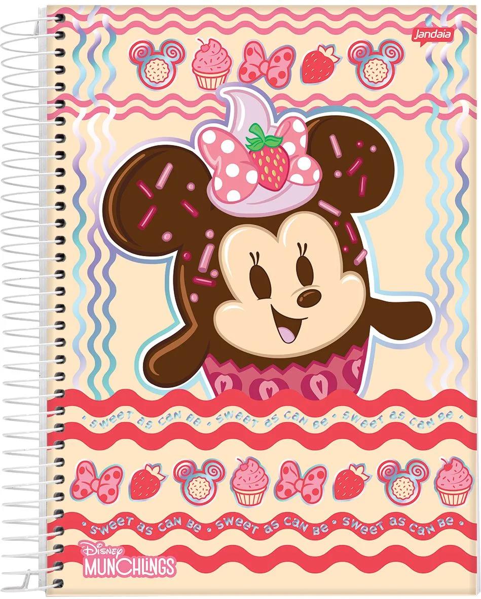 CADERNO ESPIRAL UNIVERSITÁRIO CAPA DURA 01 MATÉRIA 80 FOLHAS - DISNEY MUNCHLINGS