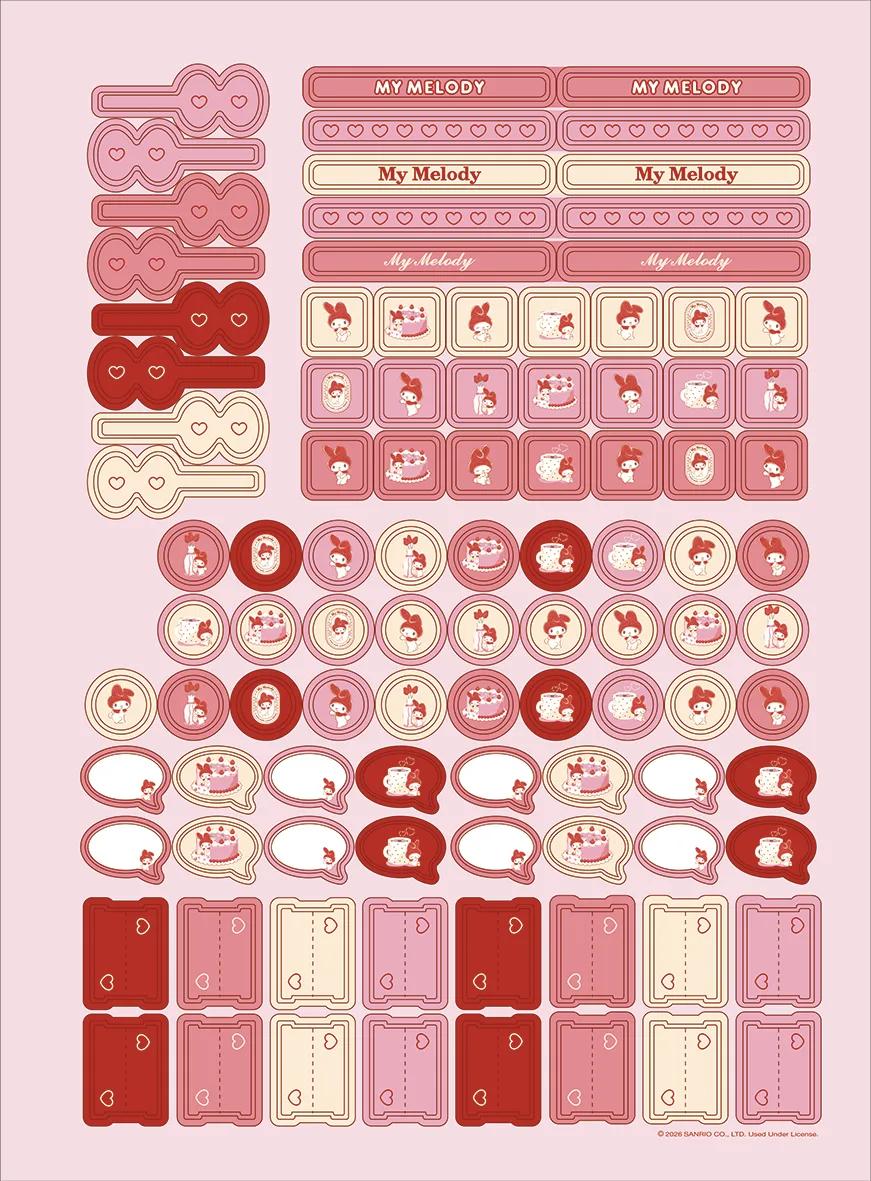 CADERNO ESPIRAL UNIVERSITÁRIO CAPA DURA 01 MATÉRIA 80 FOLHAS - MY MELODY — miniatura 7