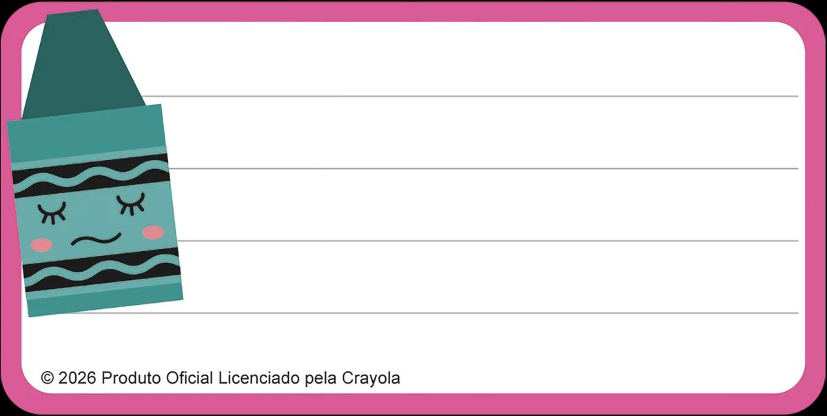 ETIQUETA DE IDENTIFICAÇÃO - CRAYOLA — miniatura 3