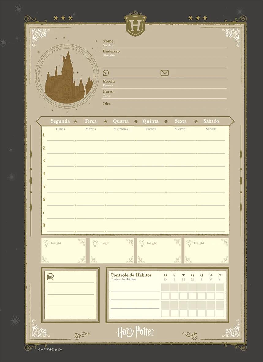 CADERNO UNIVERSITÁRIO CAPA DURA 01 MATÉRIA 80 FOLHAS NEO - HARRY POTTER — miniatura 5