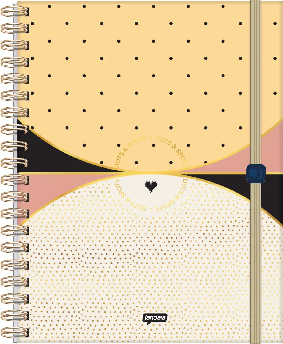 CADERNO UNIVERSITÁRIO CAPA DURA 80 FOLHAS NEO - DOTS E SPOTS