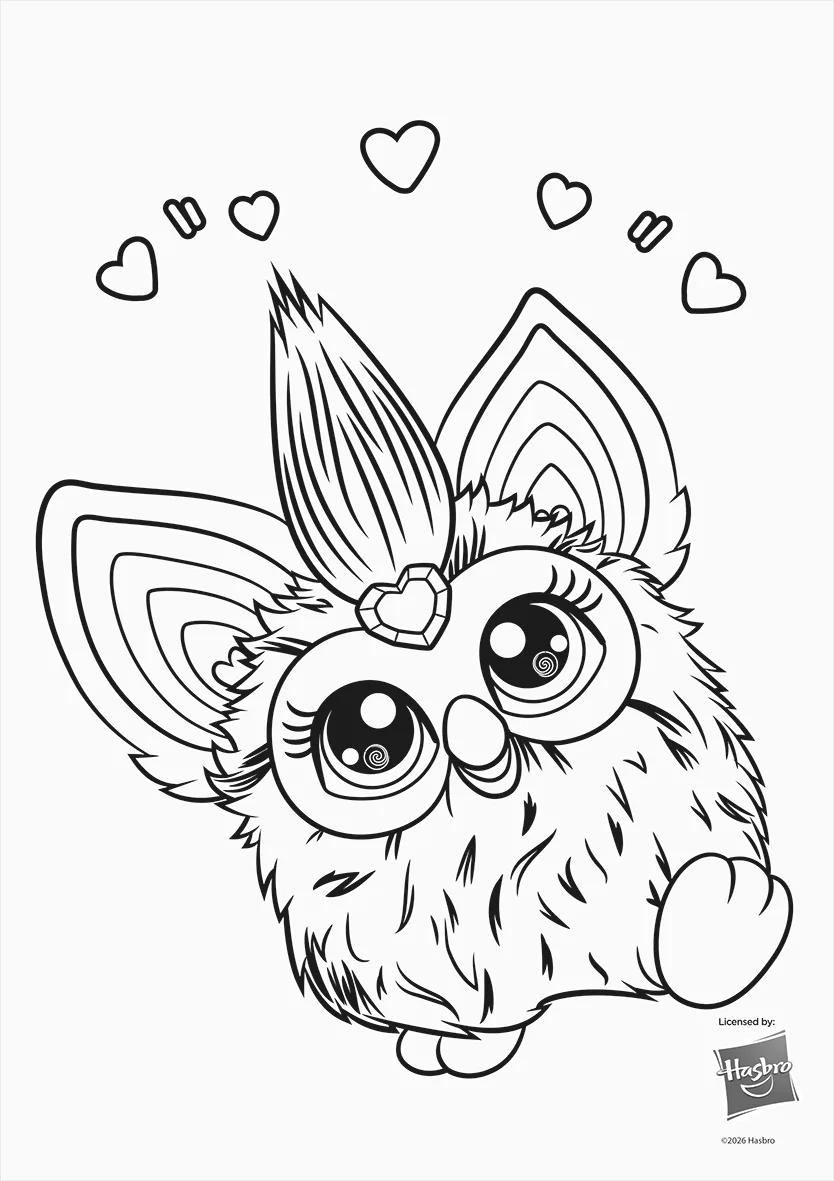 FOLHAS ILUSTRAÇÃO 180G A4 - FURBY — miniatura 13