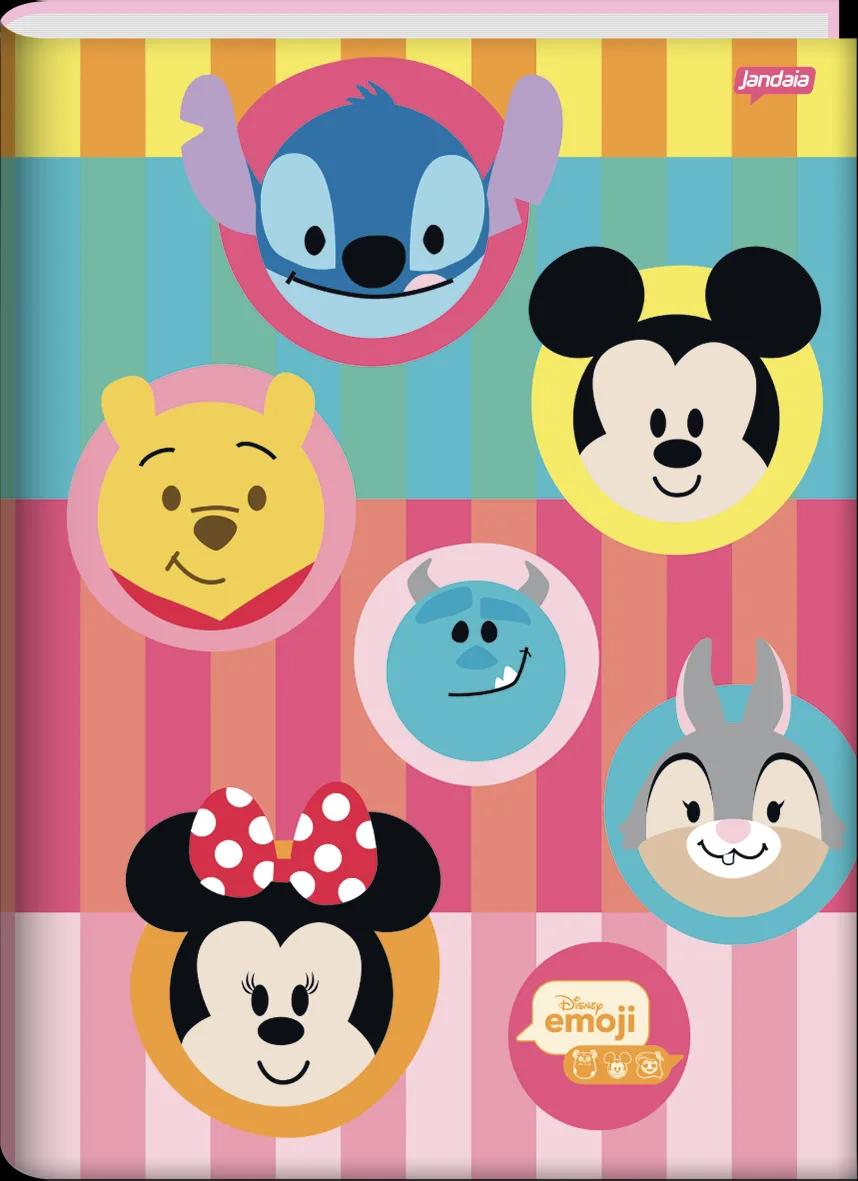 CADERNO BROCHURA CAPA DURA 1/4 80 FOLHAS - DISNEY EMOJI — miniatura 2