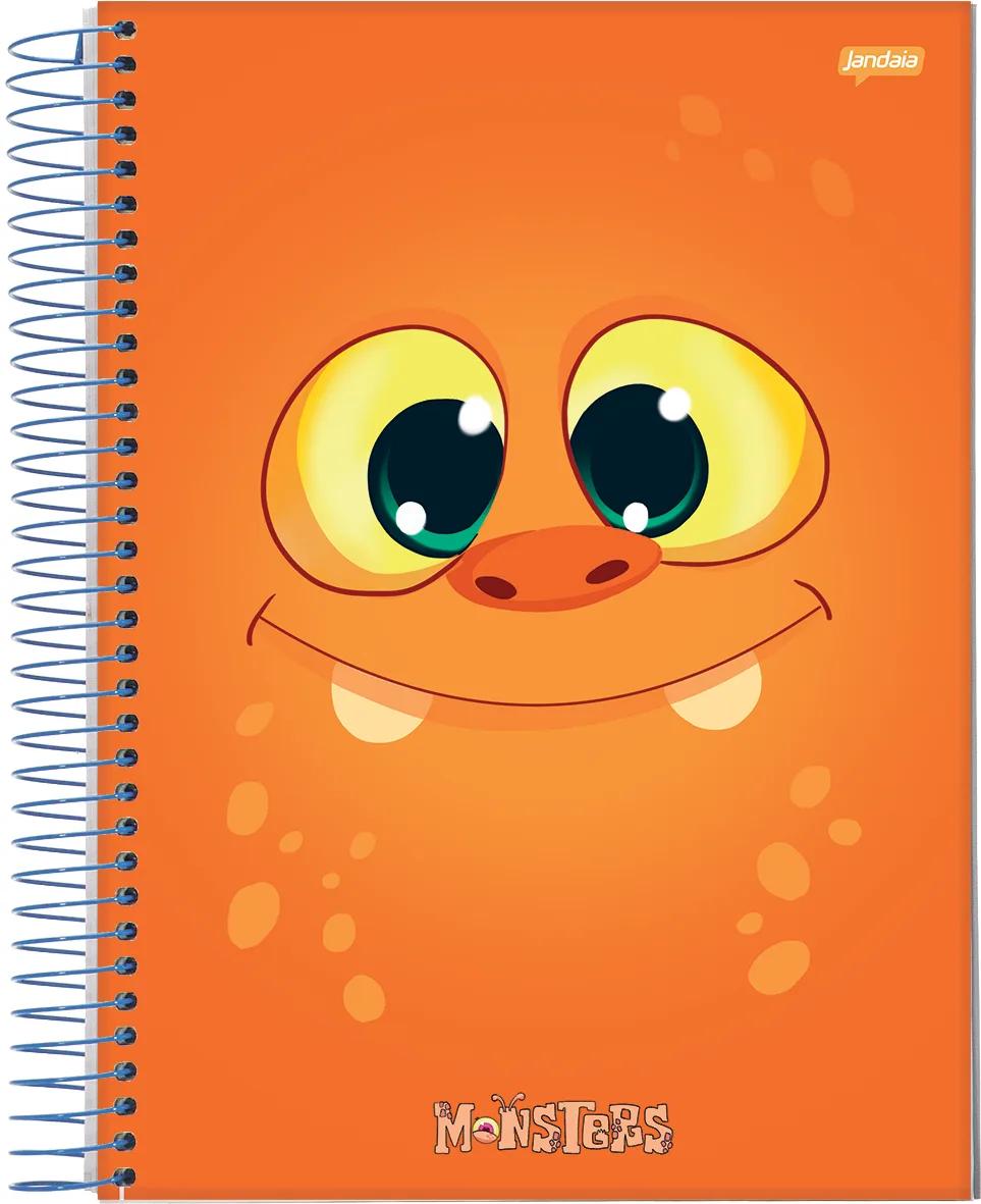 CADERNO ESPIRAL UNIVERSITÁRIO CAPA DURA 15 MATÉRIAS 240 FOLHAS - MONSTERS — miniatura 4