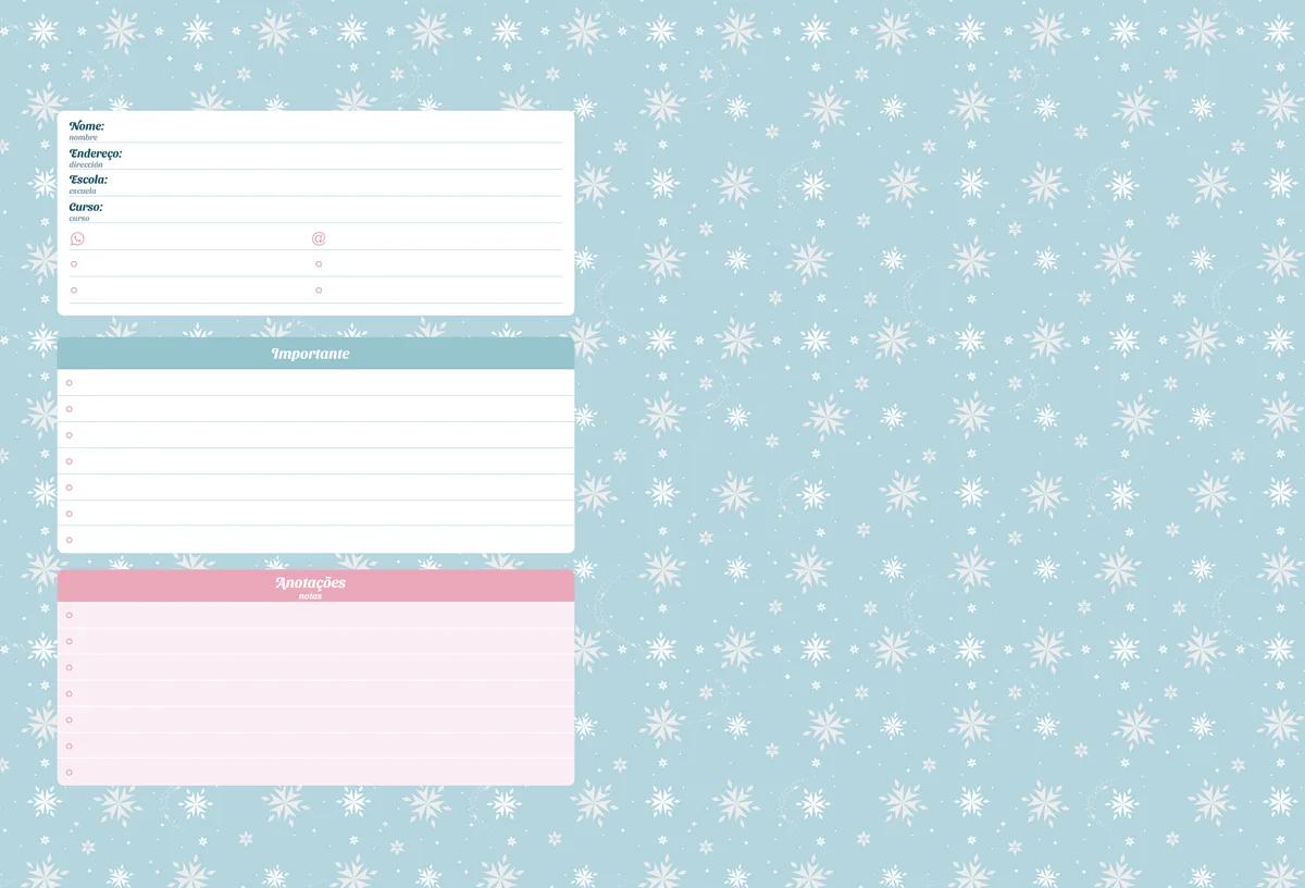 CADERNO BROCHURA CAPA DURA UNIVERSITÁRIO 80 FOLHAS - FROZEN — miniatura 5