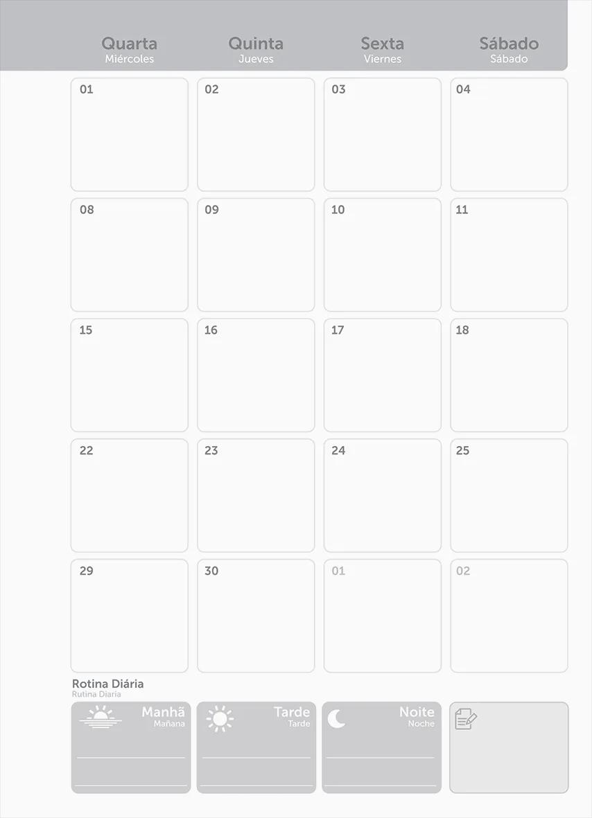 AGENDA PLANEJAMENTO LOMBADA QUADRADA 175X242MM - STILO — miniatura 5