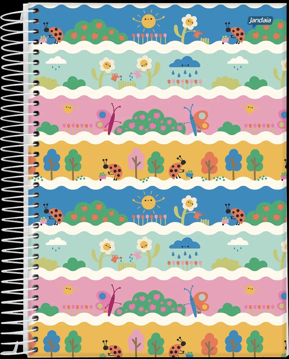 CADERNO ESPIRAL UNIVERSITÁRIO CAPA DURA 10 MATÉRIAS  200 FOLHAS -   ESSENTIAL — miniatura 4