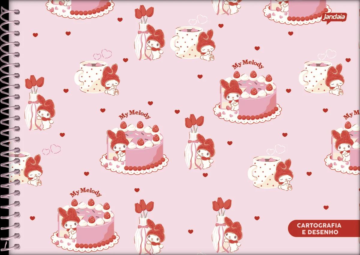 CADERNO ESPIRAL CAPA DURA 80 FOLHAS CARTOGRAFIA - MY MELODY — miniatura 2