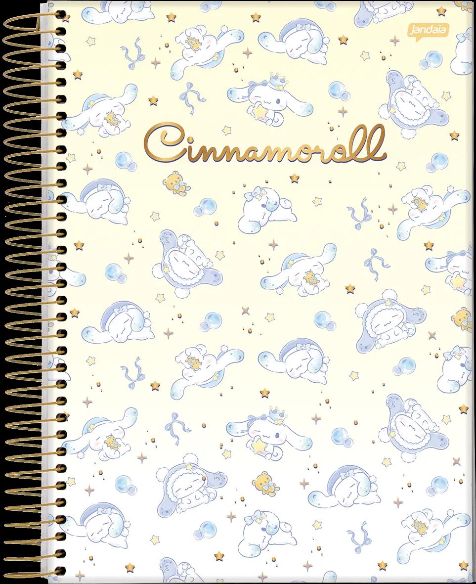 CADERNO ESPIRAL UNIVERSITÁRIO CAPA DURA 10 MATÉRIAS 160 FOLHAS - CINNAMOROLL — miniatura 6