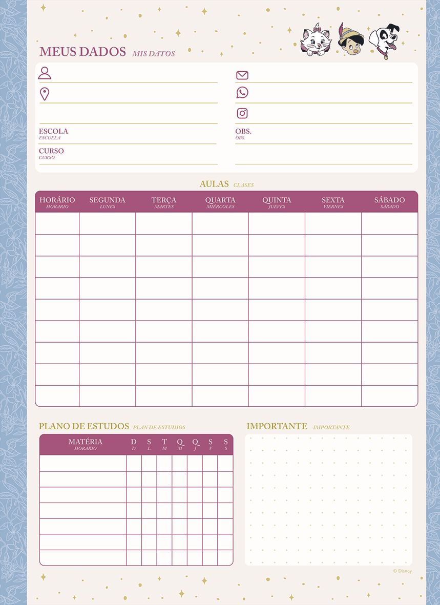 CADERNO ESPIRAL UNIVERSITÁRIO CAPA DURA 01 MATÉRIA 80 FOLHAS - DISNEY CLÁSSICOS — miniatura 5